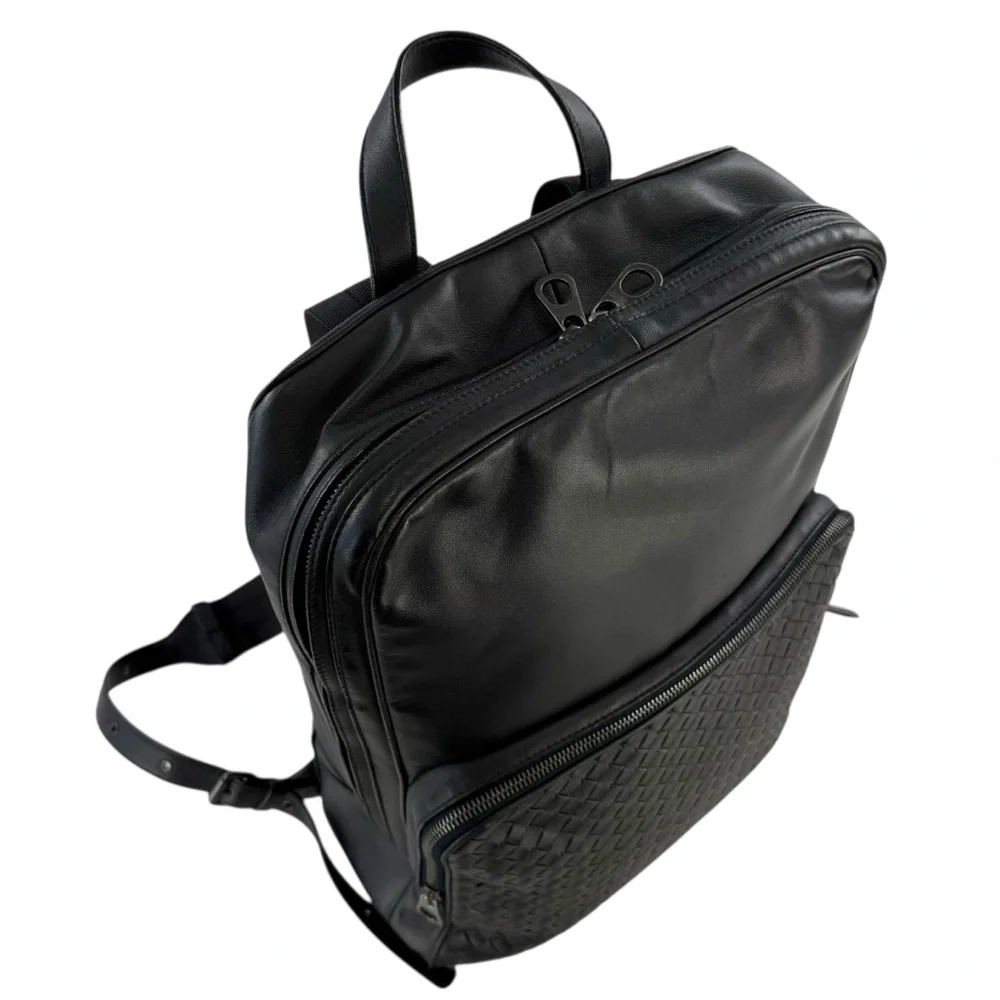 Bottega Veneta Intrecciato Leather Backpack - Picture 5 of 13